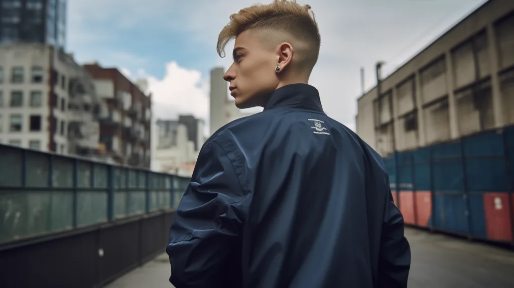 Top 8 Styles of Men’s Jackets for Brands in 2025 4 Man wearing matte coach jacket with logo on back