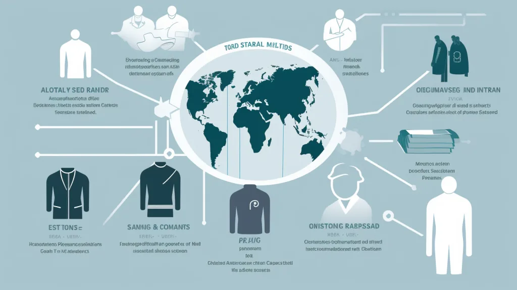 Custom Clothing Manufacturers – Full Guide to Get Started 3 Flowchart showing steps of custom clothing production from design to shipping