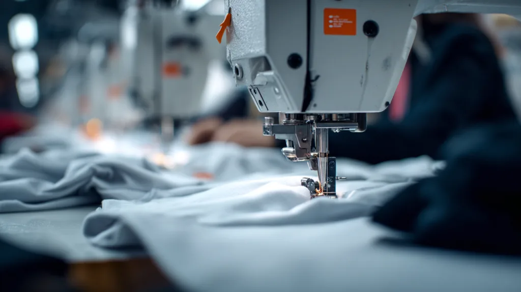 Guangdong Clothing Manufacturers: What You Need to Know 3 Sewing team creating custom garments at Ninghow