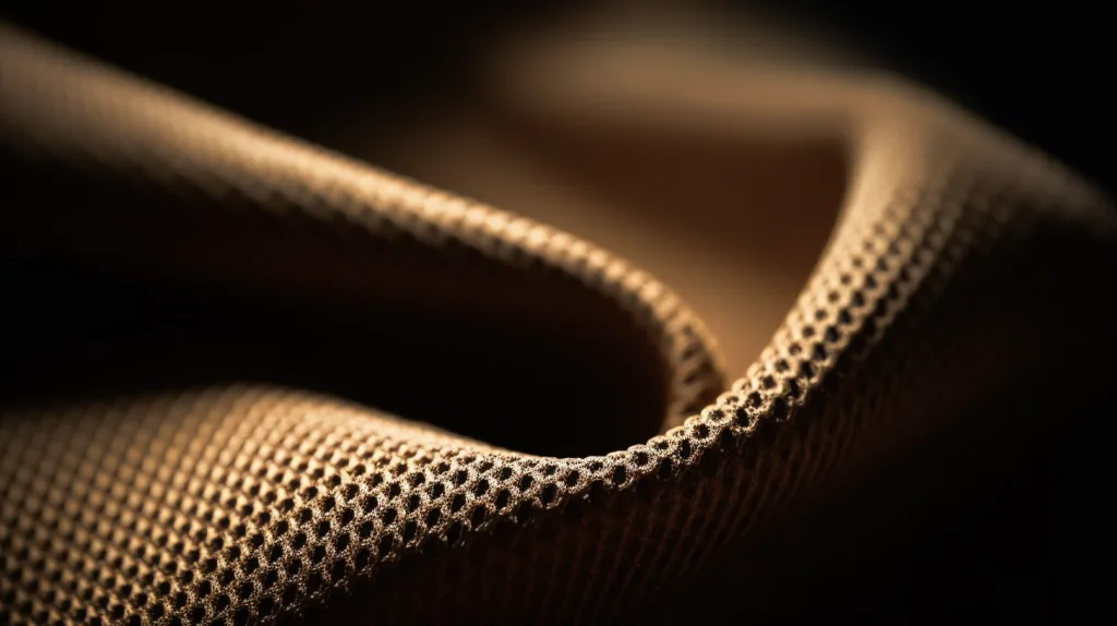 Best Fabrics for Golf Shirts – What the Pros Wear 2 Golf Clothing Materials, Detailed view of stretch polyester fabric used in golf polos