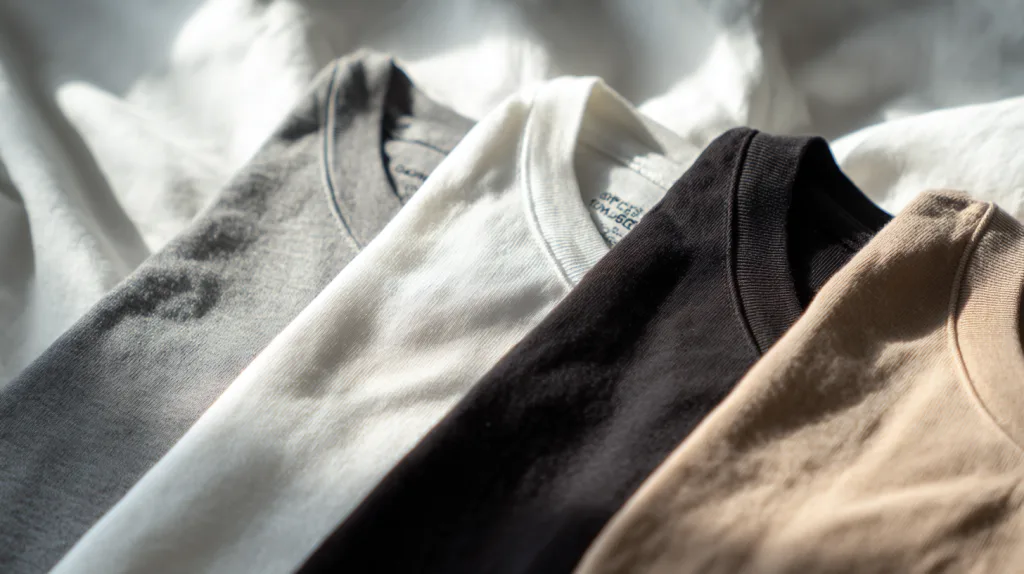 Various tank top fabric types — cotton, polyester, bamboo, and modal