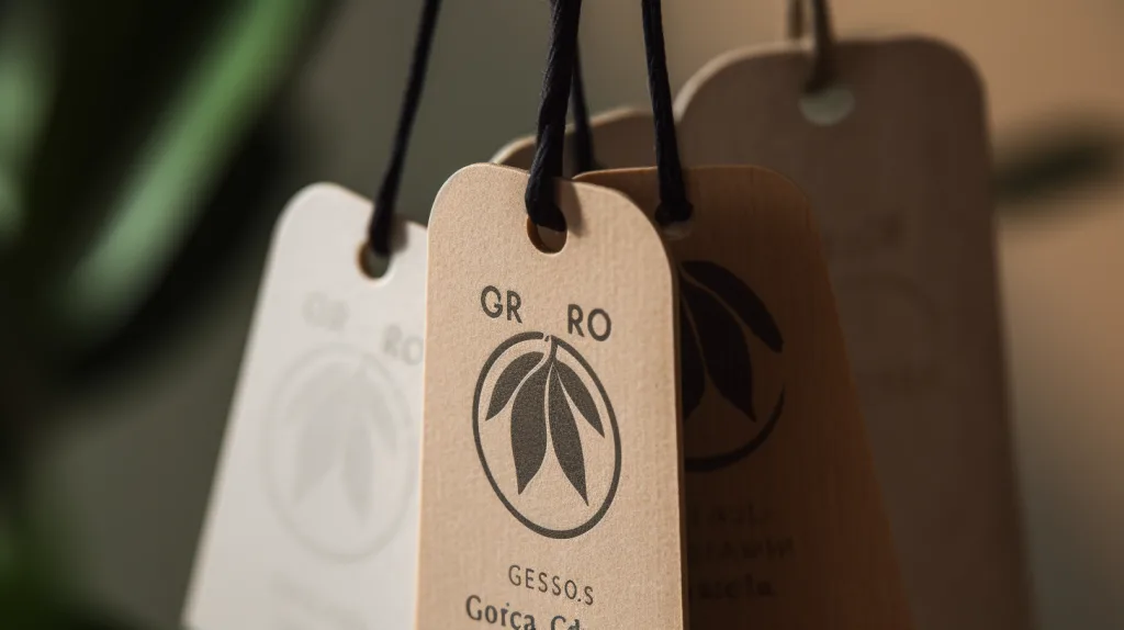 Sustainable Clothing Manufacturers: A Growing Trend 3 Clothing tags showing GOTS, OEKO-TEX and GRS certifications