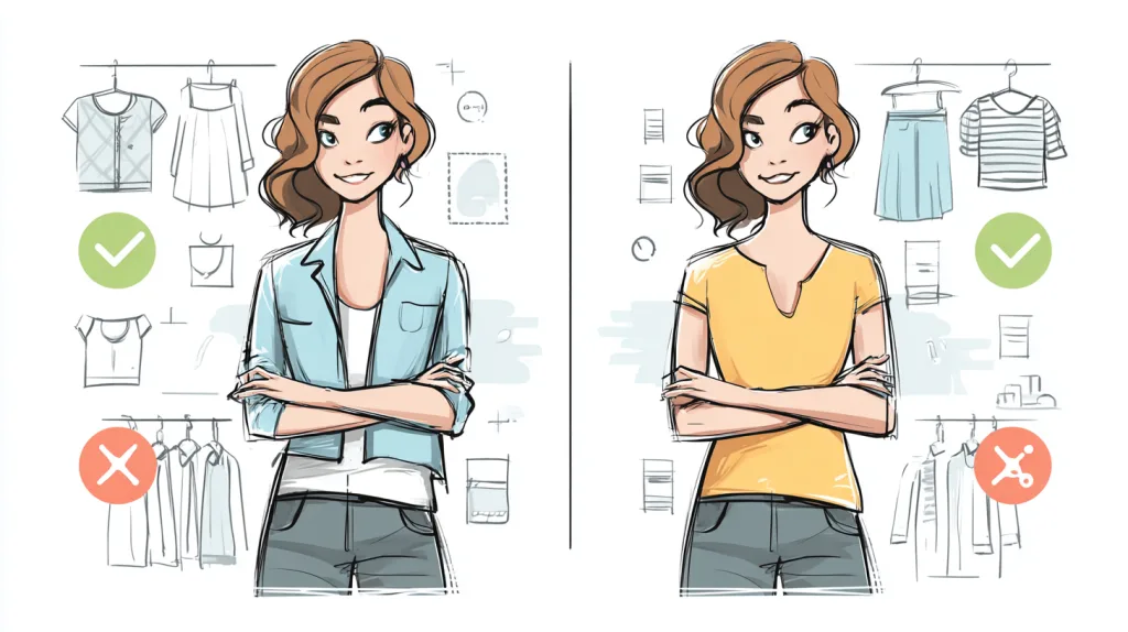 Why Tech Pack is Critical for Clothing Production 2 A side-by-side visual comparison showing results of clothing production with and without a tech pack.