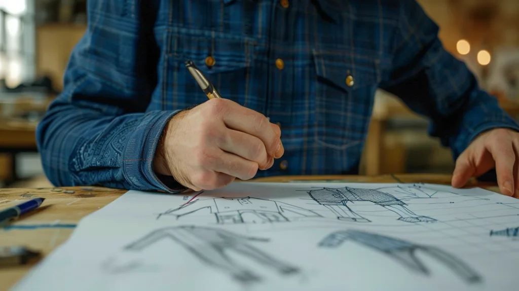 Why Brands Choose Organic Cotton Polo Shirts for Sustainable Uniforms 3 Designer working on customized organic cotton polo shirt with sustainable branding options