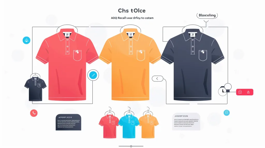 Custom Polo Shirts vs. Ready-Made: Which is Right for Your Business? 3 A side-by-side table graphic illustrating key decision factors like cost, branding, MOQ, and delivery time.