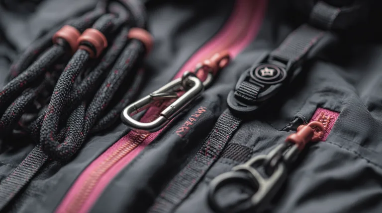 Clothing Accessories Solution 6 Reflective trims, hook-and-loop fasteners, cord locks, and adjusters for functional clothing customization