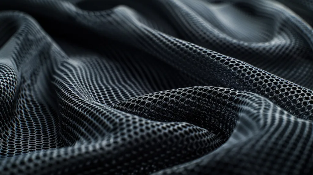 Top 17 Best Cycling Shorts in 2025: Ultimate Comfort, Performance & Style Guide 2 Macro view of cycling short fabric, showing breathable mesh, elastic fiber weave, and moisture-wicking texture. Highlights material innovation.