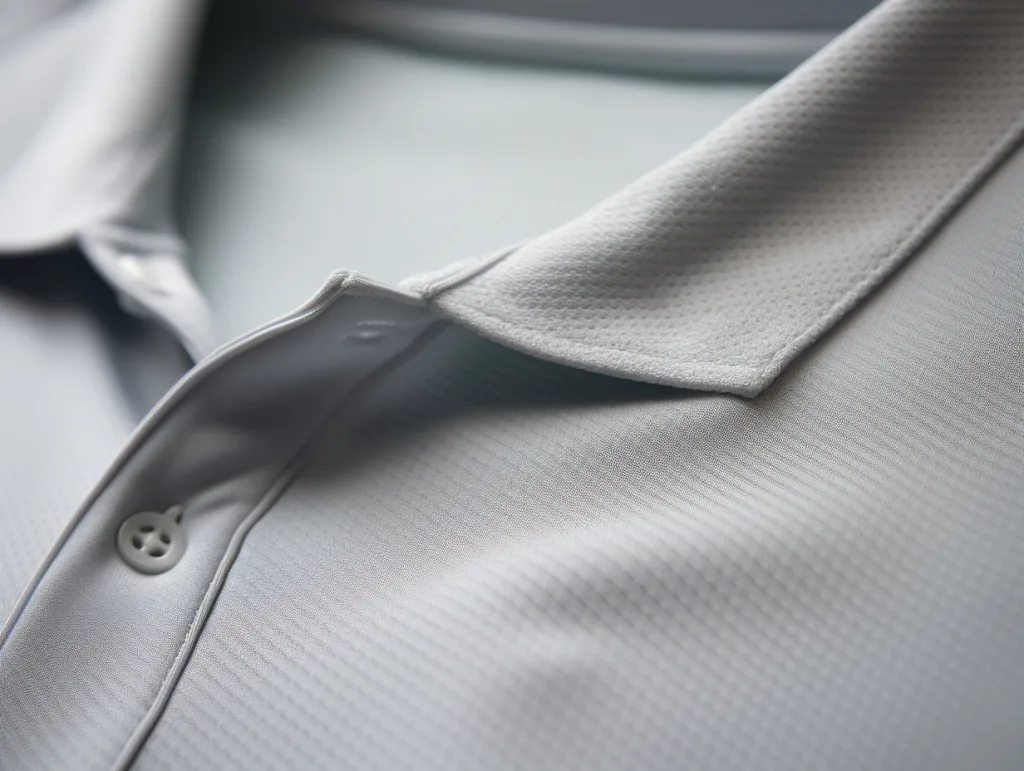 Golf Team Uniforms Design: 17 Expert Tips to Create Stylish & Functional Teamwear 1 Close-up shot of moisture-wicking, breathable golf uniform fabric with visible texture, showing UV protection and stretch capabilities.