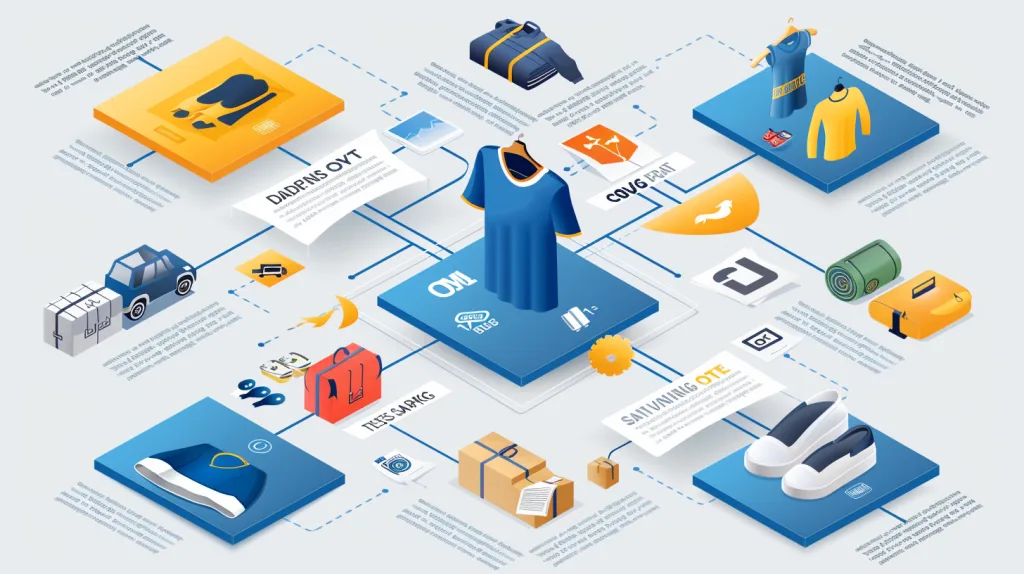 How to Choose the Best Custom Polo Shirt Manufacturer for Your Brand 3 Visual flowchart illustrating Ninghow’s one-stop OEM/ODM process from design, sampling, production, to global delivery.