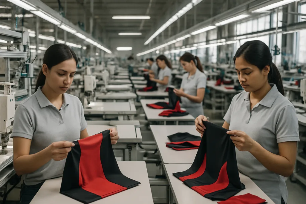 Ultimate Guide to Performance Fabrics for Sportswear 2 automated cutting sewing inline qc 1