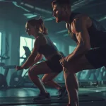 Athletes wearing the best gym shorts during a training session