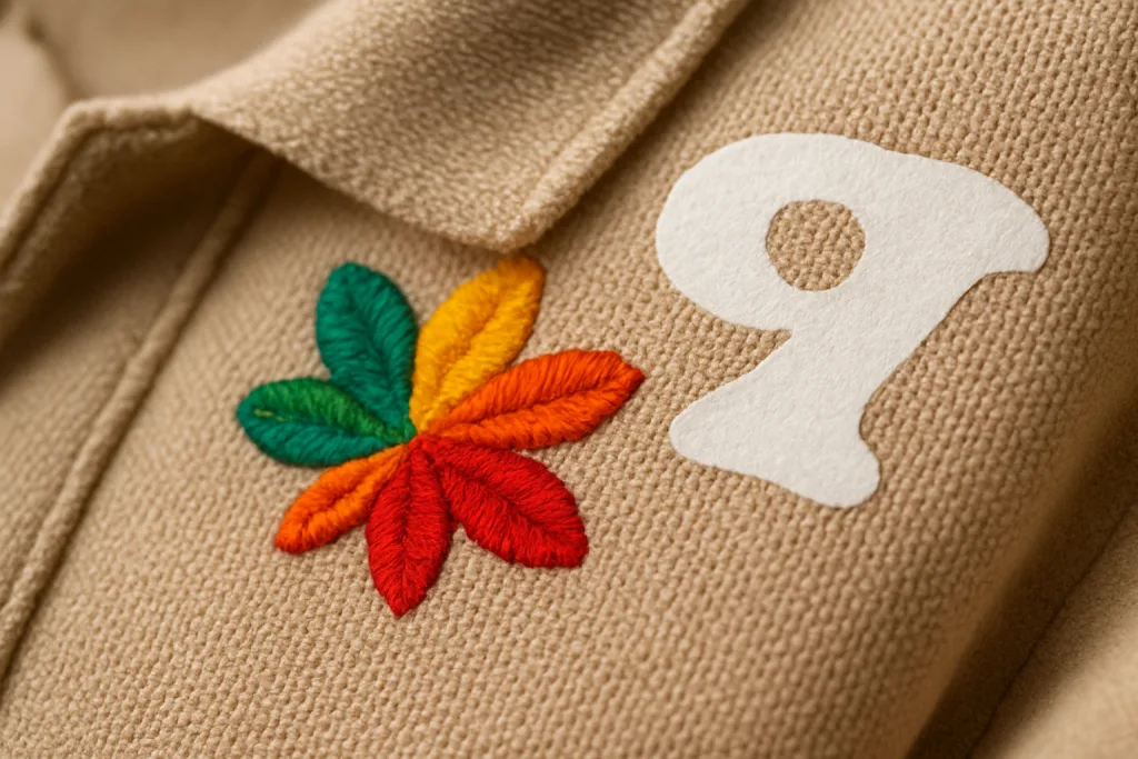 Custom Organic Cotton Clothing: From Design to Delivery 3 embroidery print organic cotton clothing