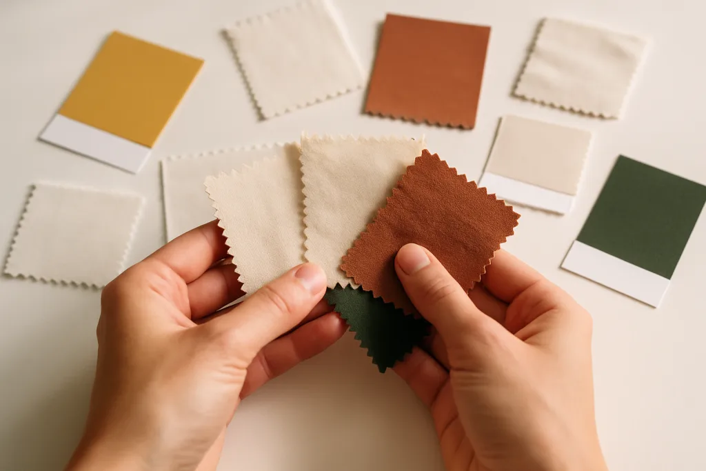 How to Source Wholesale Organic Cotton Clothing for Your Business 1 organic cotton fabric swatch lab dip