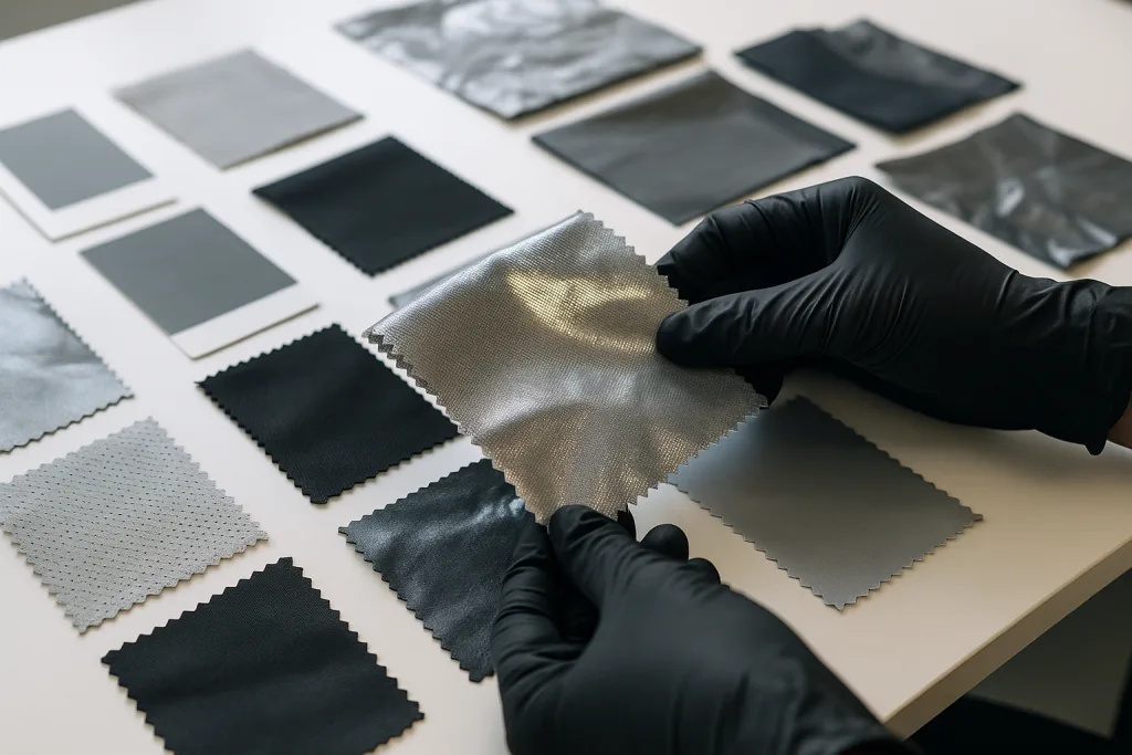 Reflective & High-Visibility Solutions for Night Running 1 reflective fabric swatch lab dip