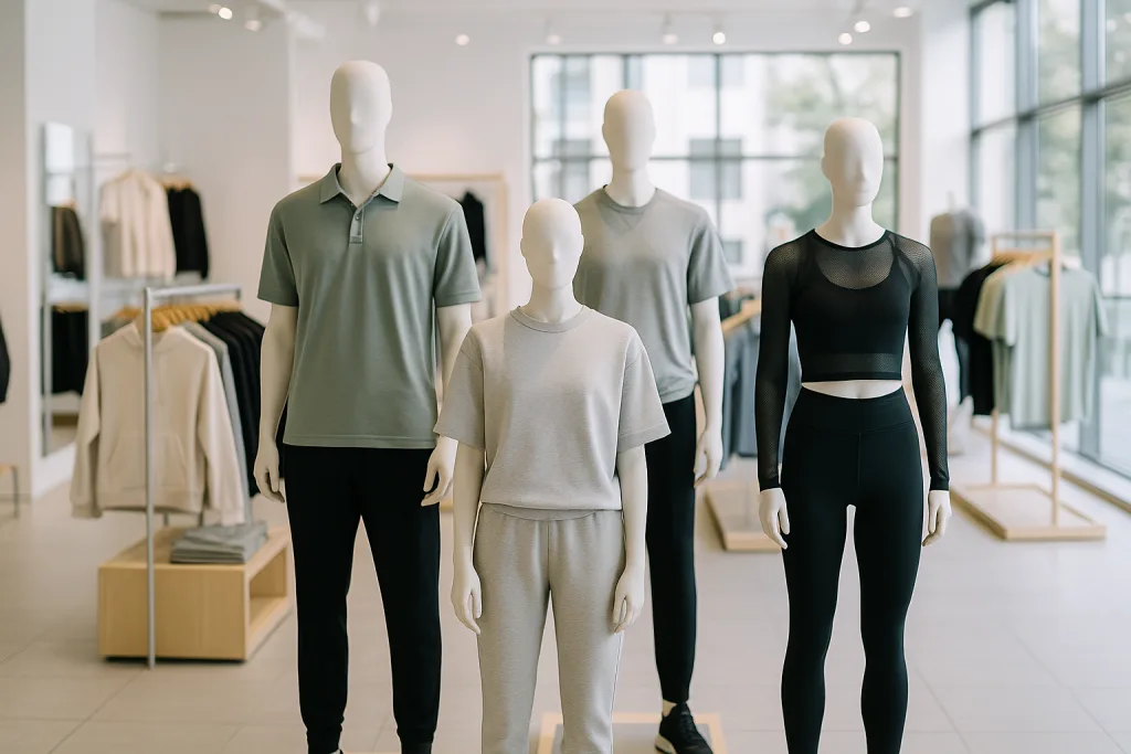 Athleisure vs Performance Product Strategy & Margin 1 athleisure activewear capsule display