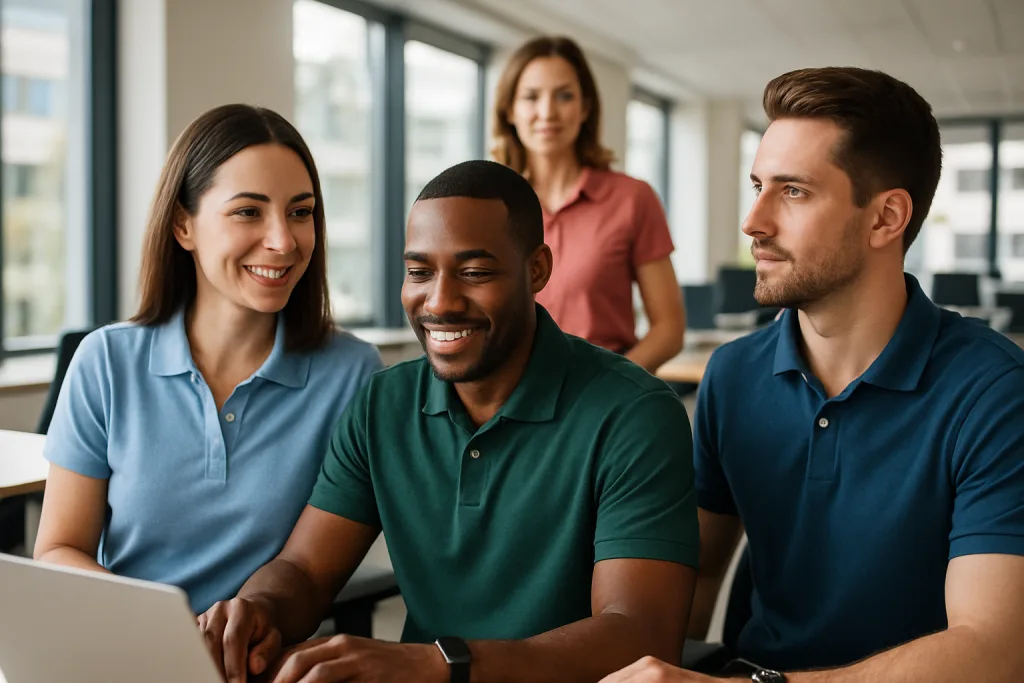 How to Choose the Best Polo Fabric for Work 1 business polos office fabric comparison