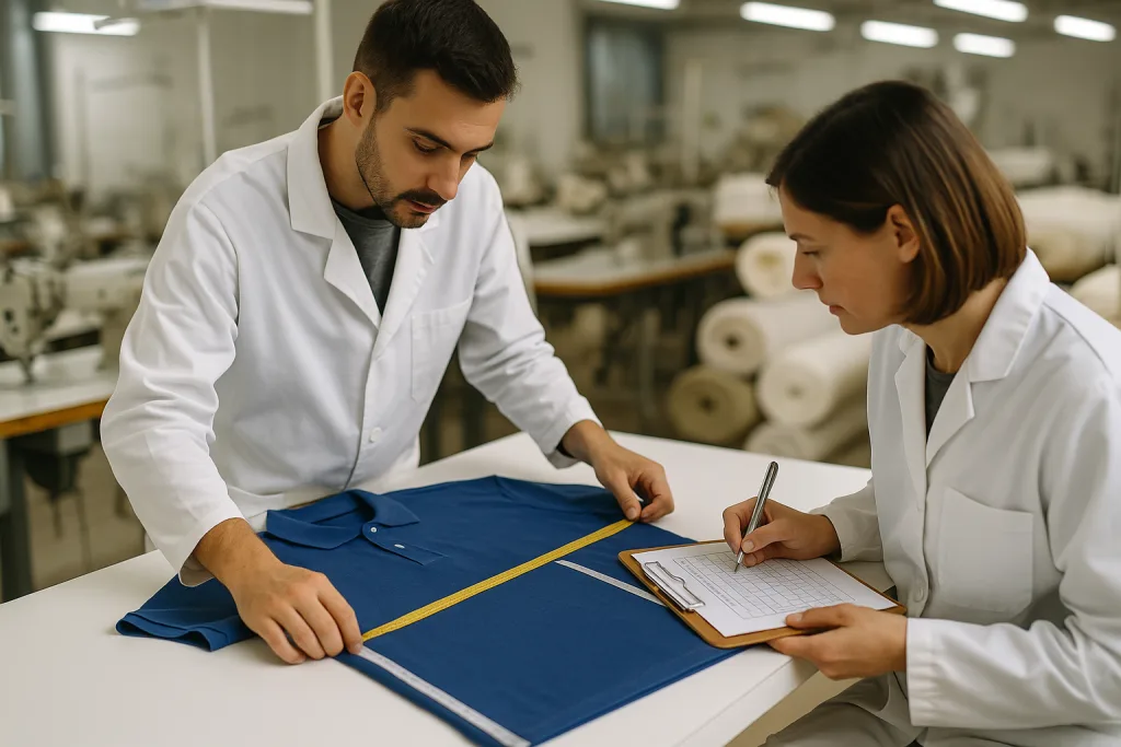 Global Size Grading: US/EU/Asia Conversions 2 textile lab measuring polo tolerances