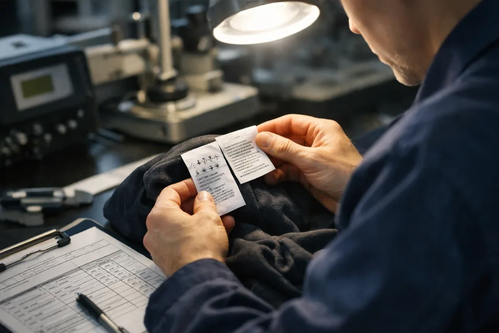 Apparel Compliance Checklist (Materials + Labels + Testing) 2 apparel compliance labels testingjpg