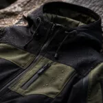black and green hoodie tactical style outdoor