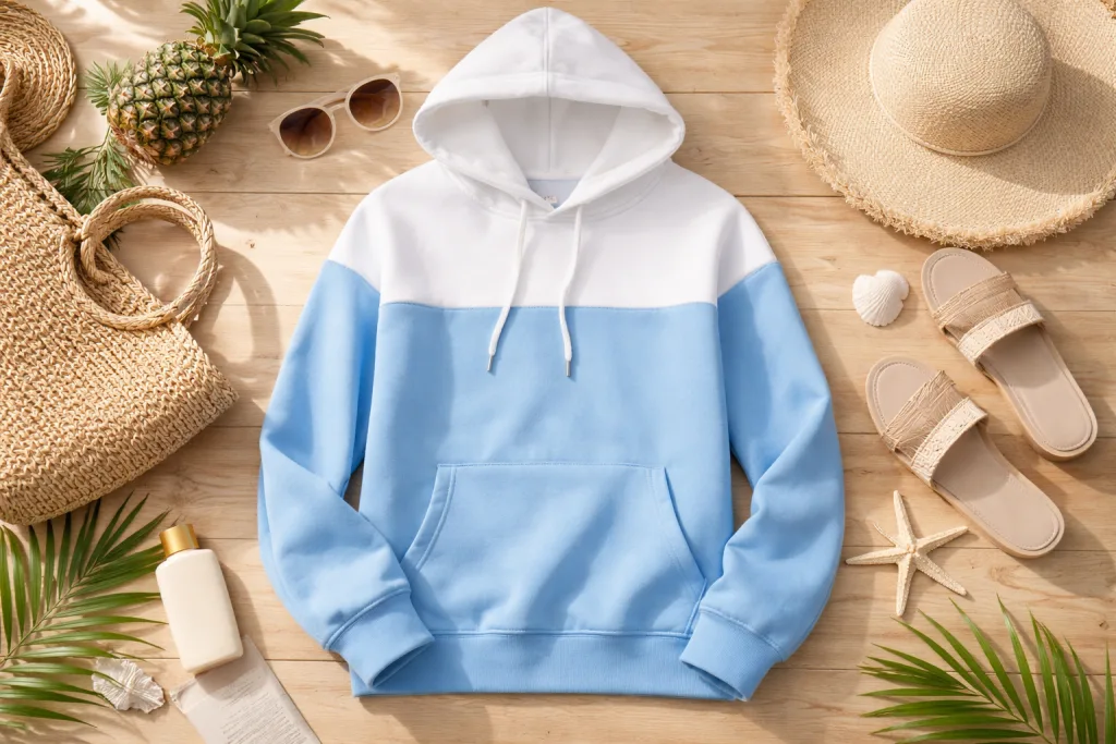 Blue and White Hoodie: Fresh & Clean Design Ideas 3 blue and white hoodie summerjpg