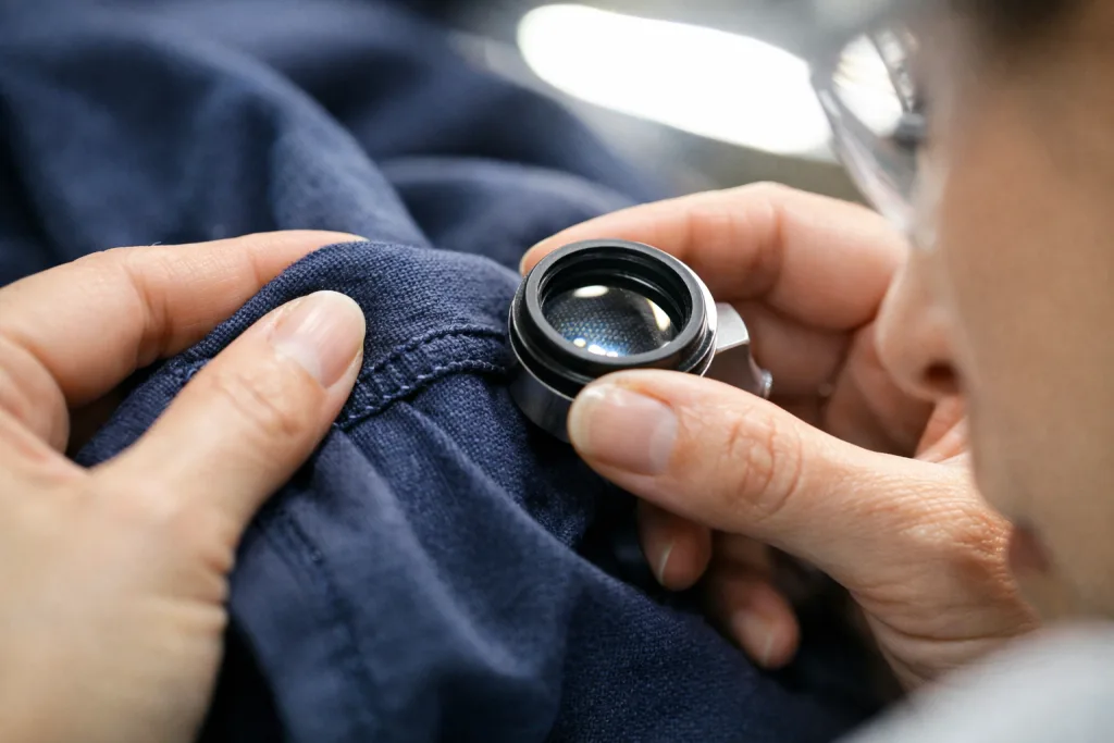 Case Study: Fixing Quality Inconsistency in Apparel 2 clothing quality inspection seam detailjpg