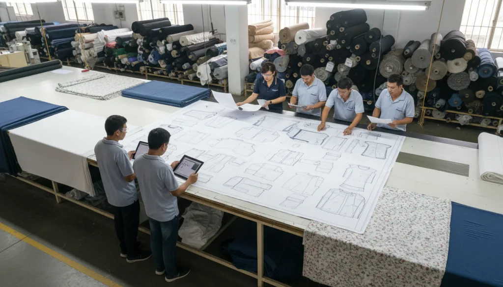 Waste-Smart Cutting & Print Placement to Reduce Scrap 1 markerefficiencycuttingroom