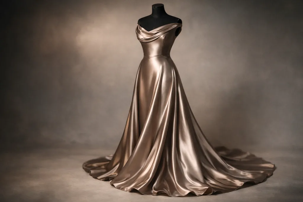 What Is Satin Fabric Made Of? 3 satin fabric eveningwear
