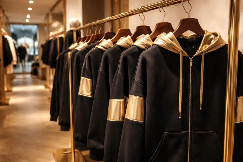 Black and Gold Hoodie: Luxury Streetwear Trends 3 black gold hoodie retailjpg