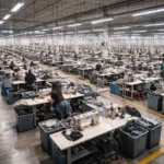 clothing factory audit checklist production floor overview