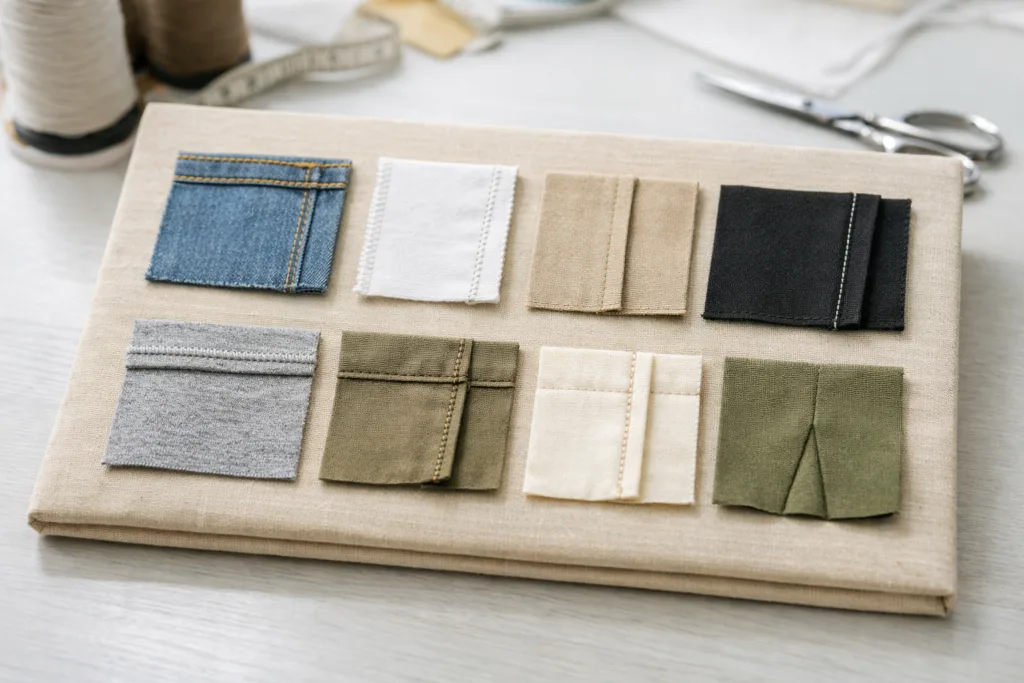 How to Easily Identify Quality Construction: Winning With Seam Strength Tests 2 comparison garment seams