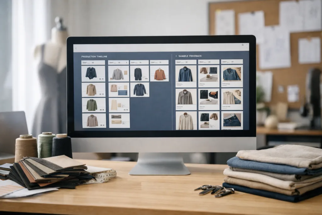The Smart Brand's Guide to Supplier Communication SOP for Apparel Production 2 digital sop comment dashboard