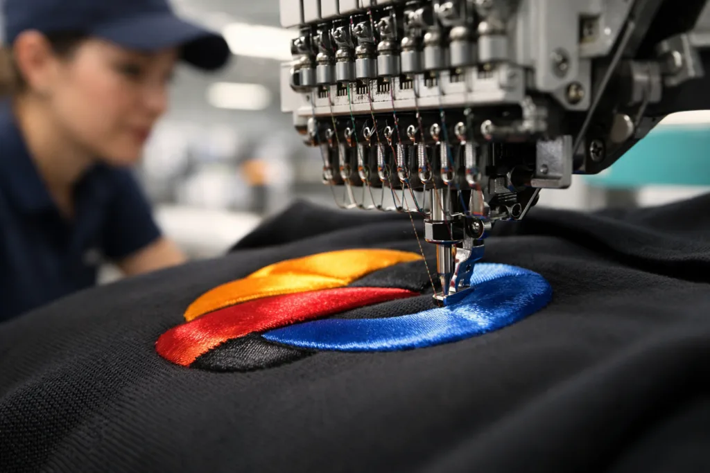 Types of Embroidery Stitches Explained 1 embroidery machine satin stitch