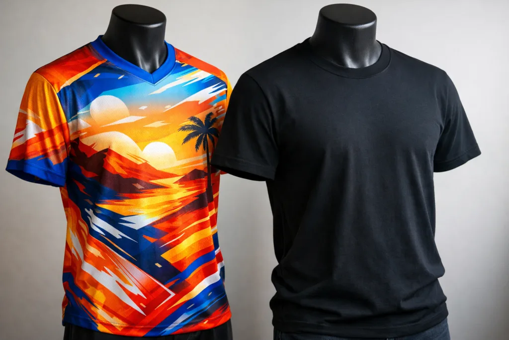 Silk Screening vs Sublimation Printing 3 print methods finished comparison