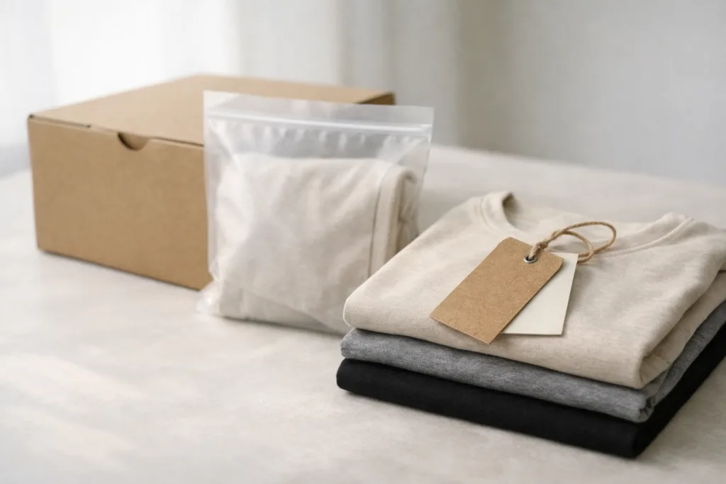 Your End-to-End Private Label Clothing Checklist: Avoid Mistakes, Master Your Branding Elements 3 private label branding packaging display