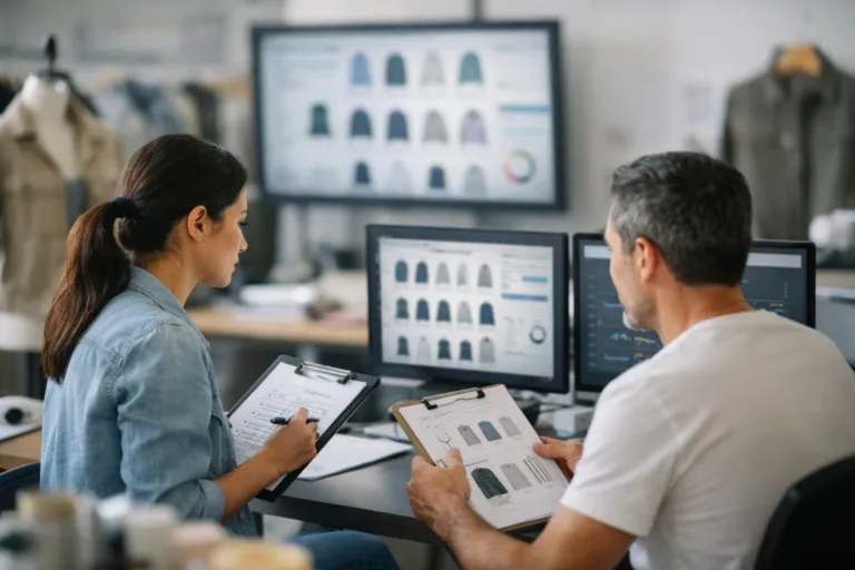 How to Find a Clothing Manufacturer 9 seasonal apparel planning with OEM factory team preparing for a seasonal drop