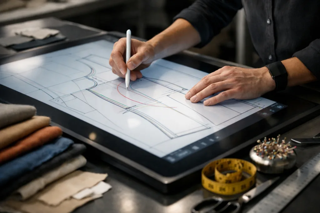 How to Choose a Smart Clothing Manufacturer: 25 Critical Steps for China vs Overseas Success 2 garment pattern making process