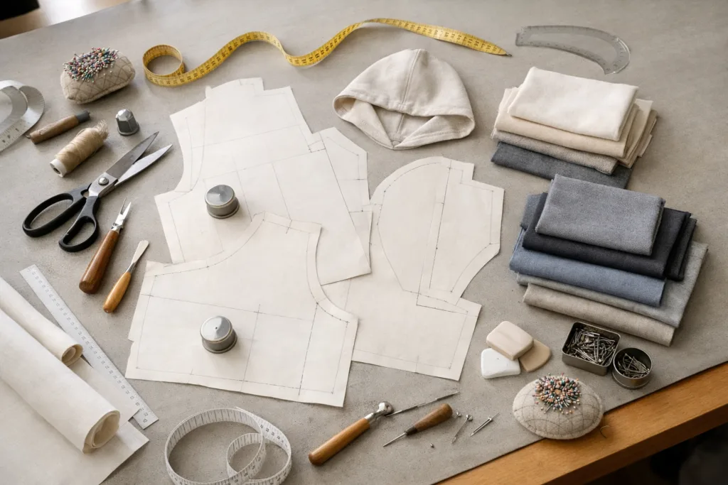 Sharp, Not Sloppy: How to Nail Hoodie Fit Without the Baggy Look 1 hoodie fit pattern design studio