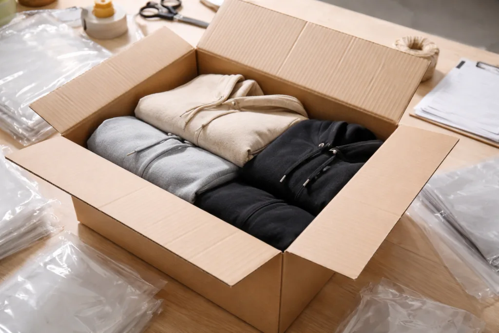How Much Does a Hoodie Weigh? 7 Key Insights for Efficient Packing and Shipping 3 hoodie shipping carton packaging