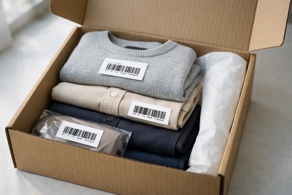 29 Detail Checklist Steps Every Premium Private Label Clothing Manufacturer Can’t Ignore 3 premium apparel shipment boxes