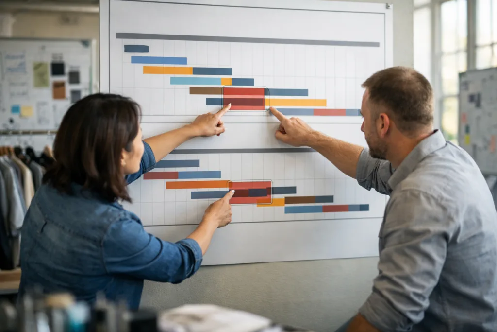 Why Reducing Apparel Sampling Time Matters 2 sampling timeline comparison meeting