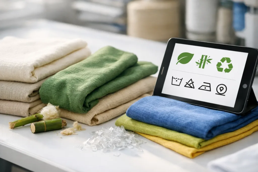 Sustainable Clothing Manufacturing Guide: 21 Practical Steps OEMs Need for Real Results 2 certified sustainable fabrics oem detail