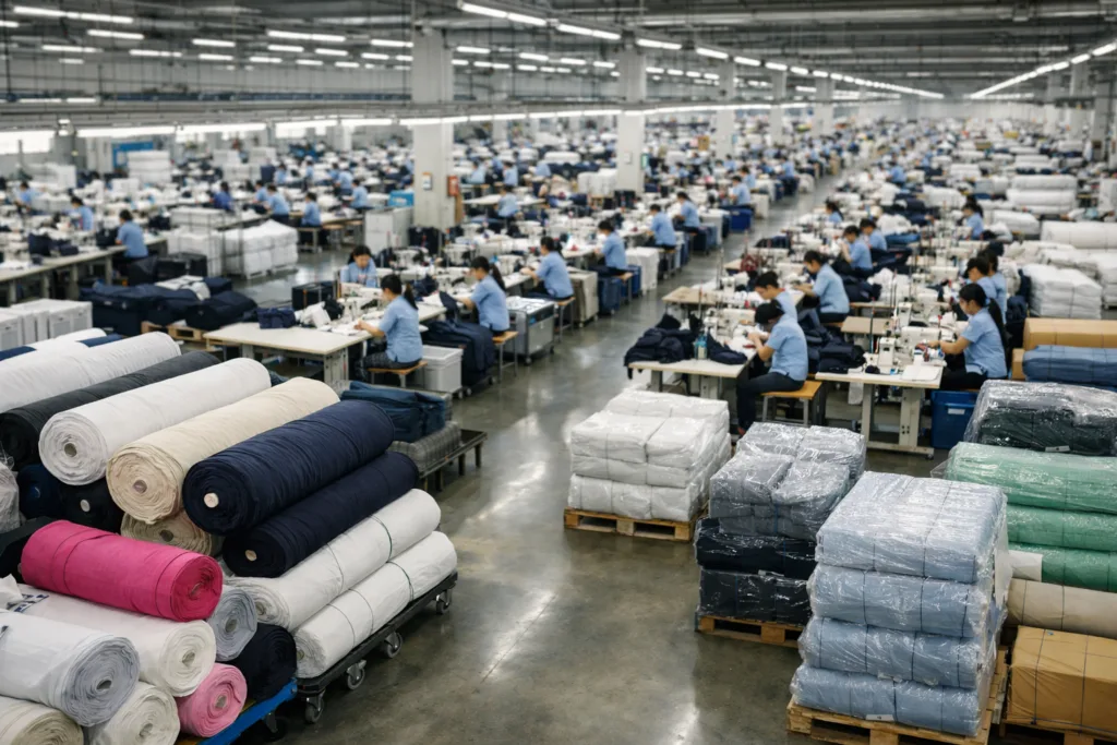 The Real Reason Brands Trust China for Every Repeat Apparel Order 1 china repeat orders apparel factory floor