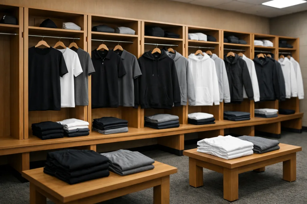 Maximize Team Unity: How Brands and Clubs Can Build a Matching Apparel Collection Beyond the Basic T-shirt 1 matching team apparel collection locker room