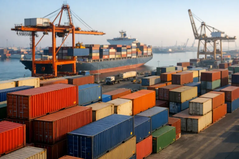Import Clothing From China 11 This image illustrates the worldwide shipping infrastructure supporting cross-border apparel manufacturing, as discussed in Should You Move Your Clothing Production Out of China? A Practical Checklist.