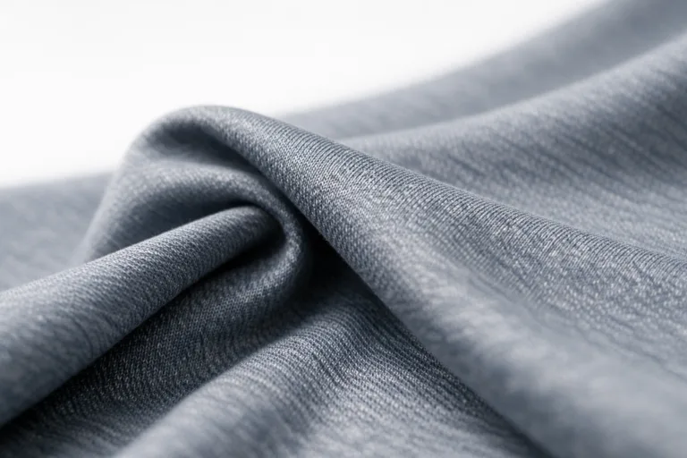 Low MOQ Clothing Manufacturer 13 Macro photo of a Sorona fabric performance blend garment, displaying its softness, recovery, and modern look for sports or leisure wear.