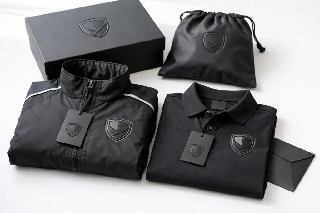 From Uniforms to Identity: How Team Apparel Is Reinventing Brand Building Strategies 3 branded teamwear custom packaging