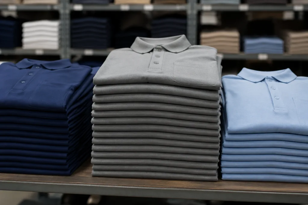 When Buyers Prefer 100% Cotton Polo Shirts With Pocket 3 bulk packing uniform orders