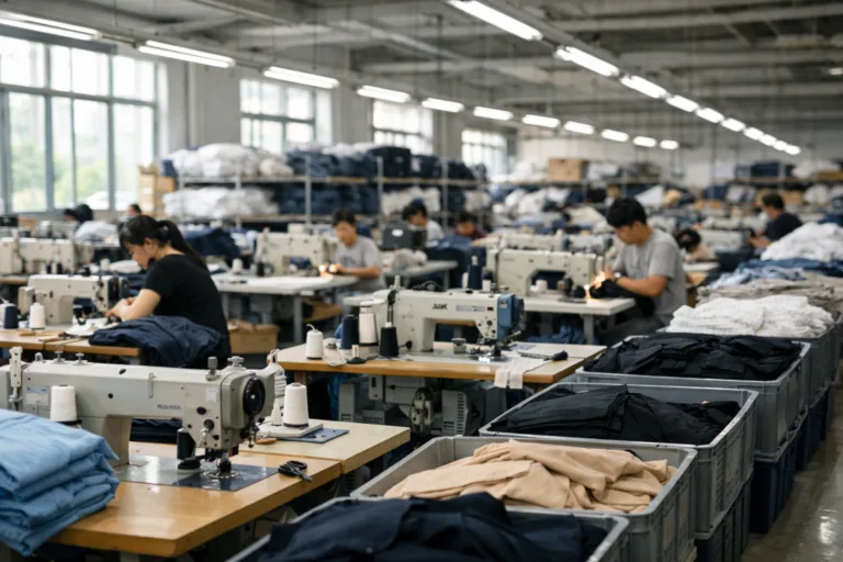 Apparel Sourcing Center 10 A modern China apparel factory showing the scale and efficiency supporting fashion brands in a China Plus One model.