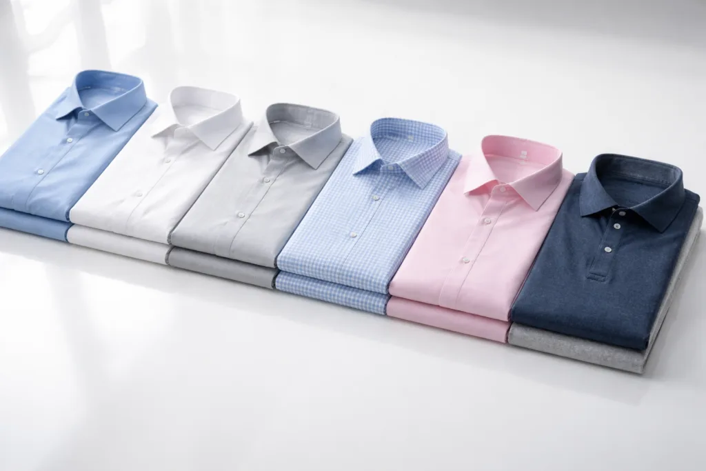 Collared Shirts vs Polo Shirts: Which Is Better for Uniform Programs? 1 collared shirts polo shirts comparison