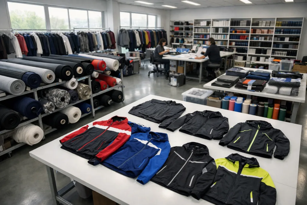 Unlocking Reliability: Complex Garment Development in China Explained 1 complex garment manufacturing china sample room